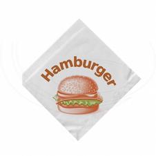 papírový sáček na hamburger 160 x 160 mm-100ks