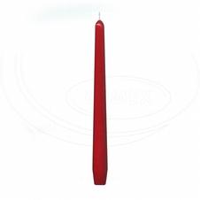 svíčka kónická Ø23x245mm  červená - 10ks