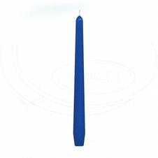 svíčka kónická Ø23x245mm modrá - 10ks