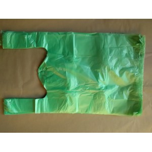 mikrotenová taška 4kg zesílená 230 + 110 x 470 mm zelená-200 ks