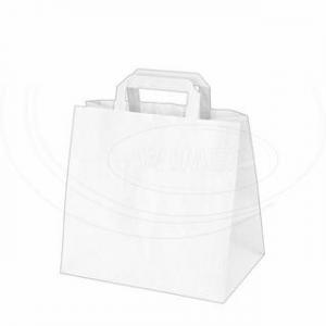 papírová taška bílá 320 + 210 x 330 mm