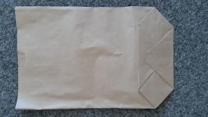 papírové sáčky 1kg hnědé-křížové dno 170x270+70mm 50ks 