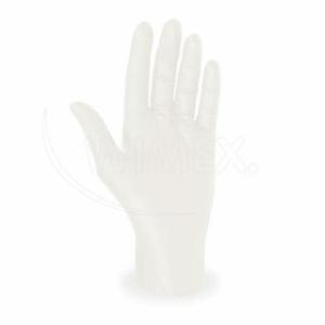 Latexové rukavice nepudrované, natural, L - 100ks