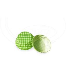 cukrářské košíčky KARO zelené 50 x 30 mm po 40 ks