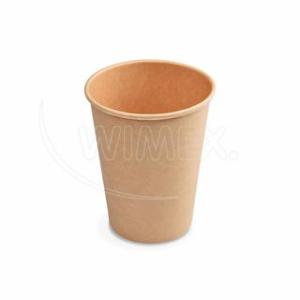  papírový kelímek hnědý 0,3l L Ø90mm - 50ks 