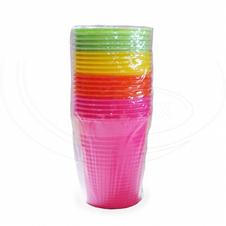 pohárek kelímek mix barev PS -0,18l