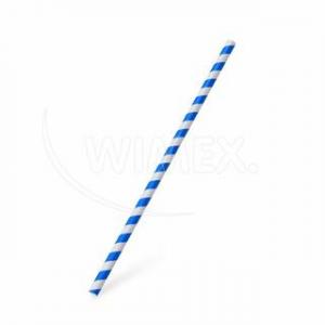 brčko papírové JUMBO ⌀8mm x 25cm-spirála modrá- 100ks