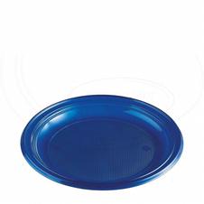 párty mělký talíř plast modrý 220mm -10ks     10ks 