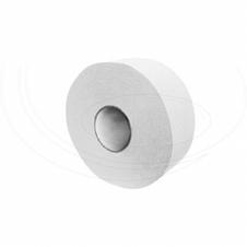 toaletní papír JUMBO bílý 2-vrst. ⌀19cm-145m-645útržků-1ks