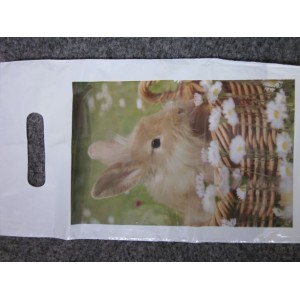Igelitové tašky králíček-200x350+80mm-25ks